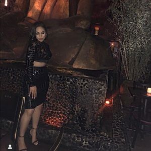 House of CB GIVIA set black M top S bottom